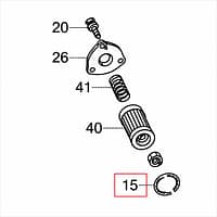 O-ring filtro alta pressione Honda 16073-ZY9-003