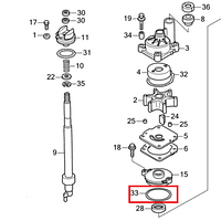 O-ring corpo pompa Honda 91359-MB0-000